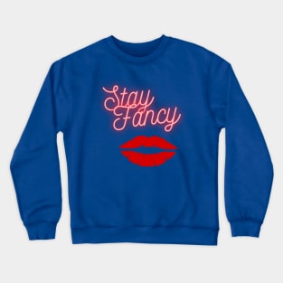 Stay fancy in blue Crewneck Sweatshirt